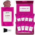 Glorio Calm Aloe Clay Masks (8 count & Applicator), for Reducing Redness & Inflamed Skin, Face Mask Skin Care for Dry, Sensitive Skin Types, Facial Care for Men & Women, Skincare Products for Face