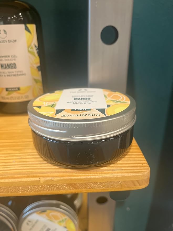 The Body Shop Mango Body Butter – Nourishing & Moisturizing Skincare for Normal Skin – Vegan – 6.4 oz