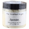 TSA Handmade Whipped Mango Lavender Body Butter Cream, Luxury Body Lotion for Dry Skin, Daily Moisturizing Shea Butter, Sunflower Oil, Mothers, Fathers, Women, Men, Teens, 4.5 oz Jar