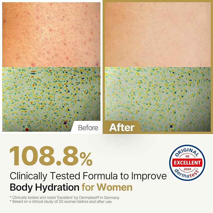 Manantio Women’s Vegan Body Lotion, Premium Customized Care for Smooth Texture, Wrinkle Care, Firmness & Deep Hydration, Improves Skin Elasticity and Moisture Balance, 300ml / 10.14 fl oz