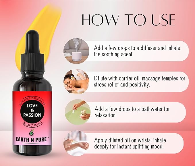Earth N Pure Oil Blend for Love & Passion 30 ML