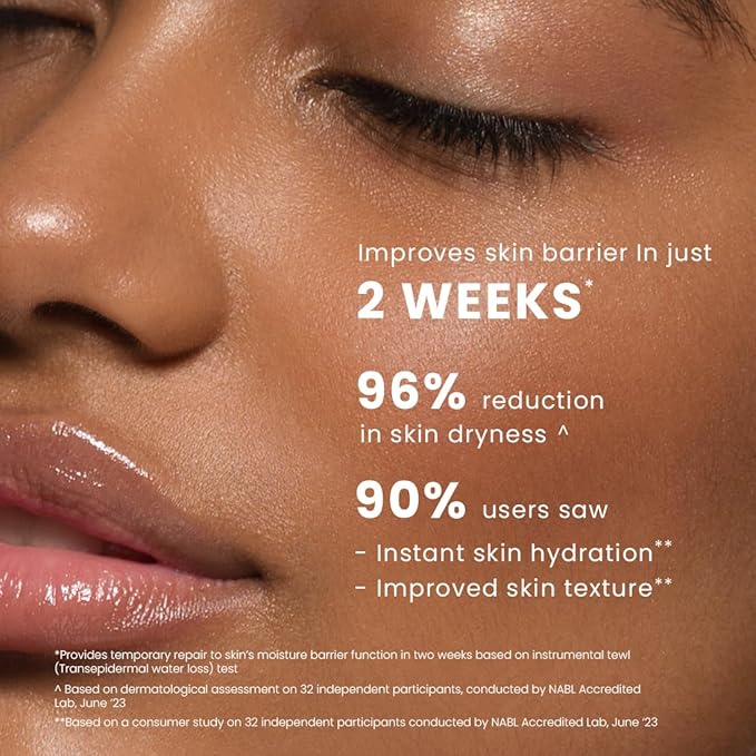 Hyphen 2% Ceramide-Peptide Complex Barrier Repair Face Moisturizer- Normal to Dry Skin | Lightweight Gel Cream, Oil-Free Hydration for dry skin | Non-Comedogenic Non Sticky Cream for Women, Men -50ml