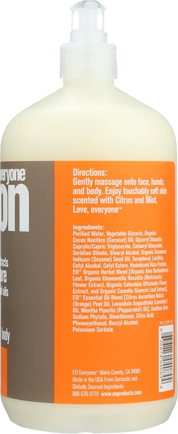 Eo, Lotion Citrus Mint Organic, 32 Fl Oz