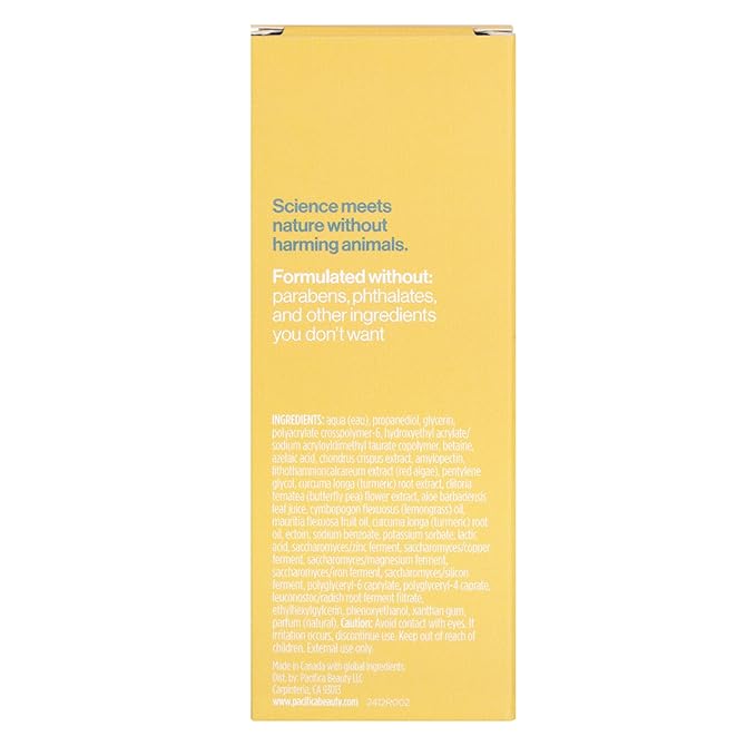Pacifica Comfort Space Calming Face Mask for Sensitive Skin, Redness Relief Hydrating Facial Mask with Azelaic Acid & Turmeric, Soothes Irritation & Dryness, Vegan Skincare, 2 Fl Oz