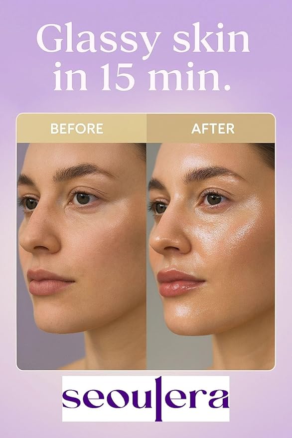 Hydrating Jelly Sheet Mask, Korean Face Mask, Deep Moisture & Glass Skin Glow, Brightening & Soothing for Dry and Dull Skin with Niacinamide & Centella