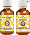 Deve Herbes Pure Sweet Wormwood Essential Oil (Artemisia annua) Steam Distilled (Pack of Two) 100ml X 2 (6.76 oz)