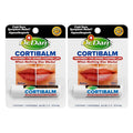 Dr. Dan’s Cortibalm - Healing Lip Balm for Severely Chapped Lips with Hydrocortisone, Moisturizing Balm Pack Treatment for Men & Women, Moisturizer for Very Dry Cracked Lips, Hypoallergenic - 2 pack