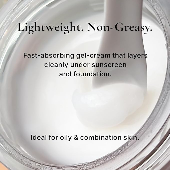 Hydrating Gel Cream, Fragrance-Free Face Moisturizer for Dehydrated Skin, Phyto Mucin + Hyaluronic Acid + Ceramide, 2.36 fl oz