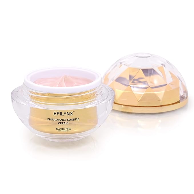 EPILYNX Vegan Allergen Free for Sensitive Skin EpiRadiance Sunrise Morning Face Moisturizer - Anti Aging Firming and Glowing Formula - Niacinamide and Hyaluronic Acid by Dr. Liia