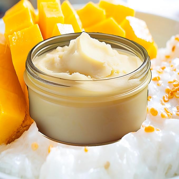 SCENTED SHEA BODY BUTTERS (8oz, MANGO MILK)