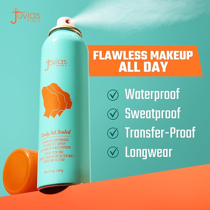 Juvia's Place - Longwear Continuous Mattifying Setting Spray - Ready Set Sealed