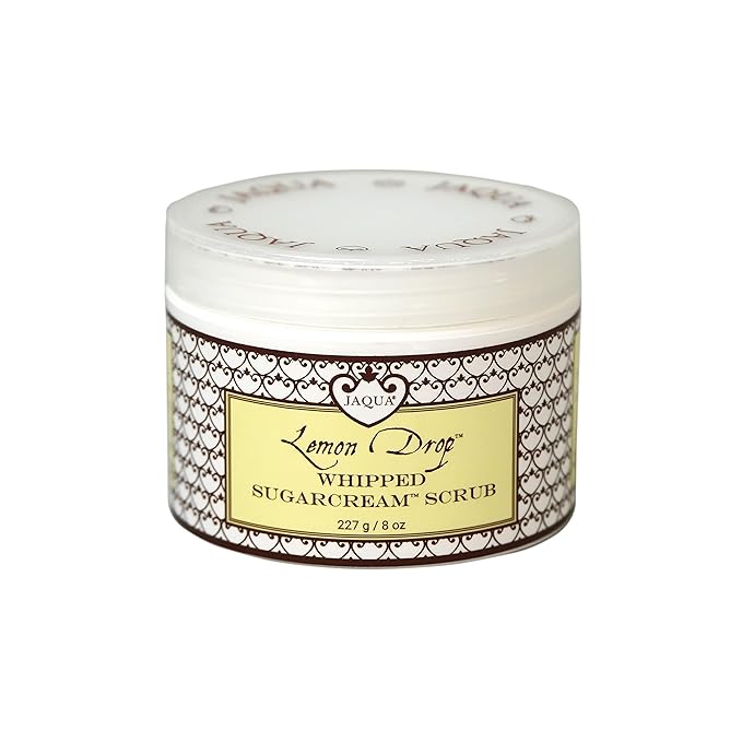JAQUA Beauty Lemon Drop Handmade Whipped Organic Sugarcream Scrub