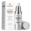 HealthyDerm Super Vitamin C Serum for Women Over 70: Niacinamide, Vitamin C, Hyaluronic Acid, Peptides, Vitamin E, Caffeine, Bakuchiol, Hydrating, Lifting, Face Wrinkle & Age Spots Reduction