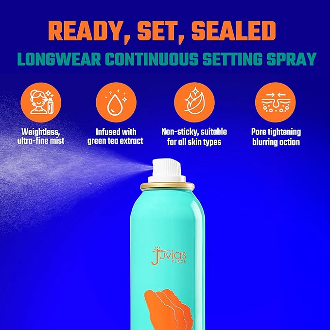 Juvia's Place - Longwear Continuous Mattifying Setting Spray - Ready Set Sealed
