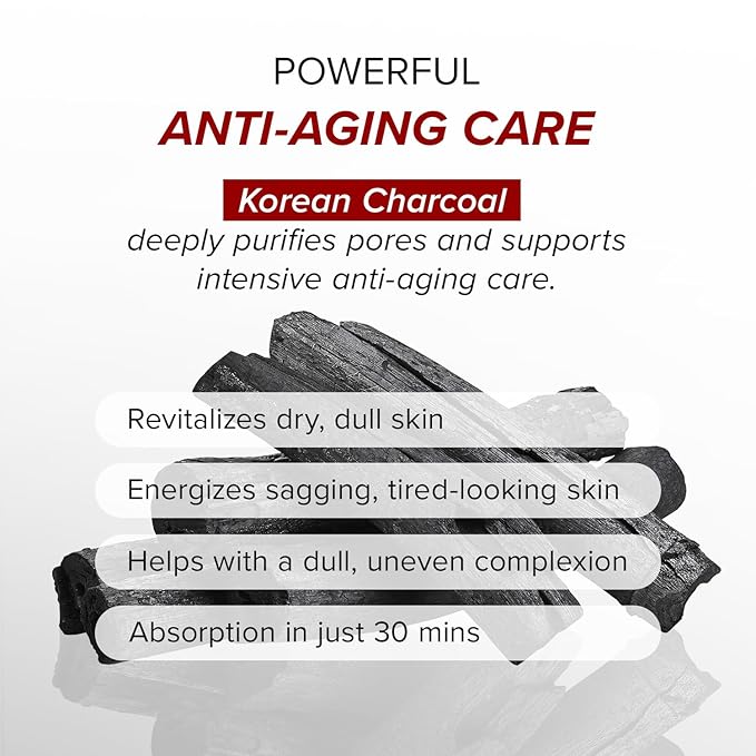 Mary&May Vegan Collagen Charcoal PDRN Mask - Face Sheet Hydrogel Mask - Low Molecular Collagen, 8 Hyaluronic Acid, Niacinamide - Purifying, Hydrating Korean Skincare for Dull & Oily Skin, 4 Sheets