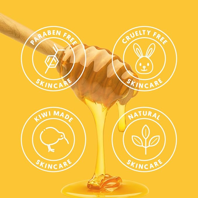 By Nature Manuka Honey + Collagen Sheet Face Mask – Hydrating & Firming Skincare – Moisturizing Face Mask for Dry or Tired Skin – Anti-Aging Self Care Sheet Mask (Pack of 12)