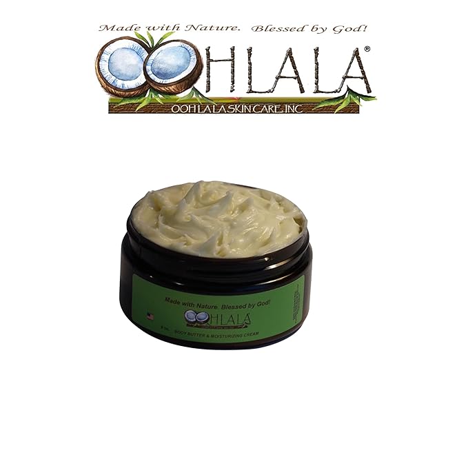 Tropical Blast Body Butter 8 oz. Large-Handmade Deeply Hydrating Ultra Moisturizing Organic Cream