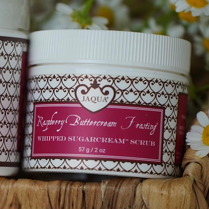 Jaqua Raspberry Buttercream Frosting Whipped Organic Sugar Scrub