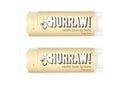 Hurraw! Vanilla Bean Lip Balm, 2 Pack: Organic, Certified Vegan, Cruelty and Gluten Free. Non-GMO, 100% Natural Ingredients. Bee, Shea, Soy and Palm Free. Made in USA
