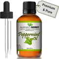 Pure Carrier and Essential Oils for Skin Care, Hair, Body Moisturizer for Face-Anti Aging Skin Care (Peppermint Oil, 4oz)