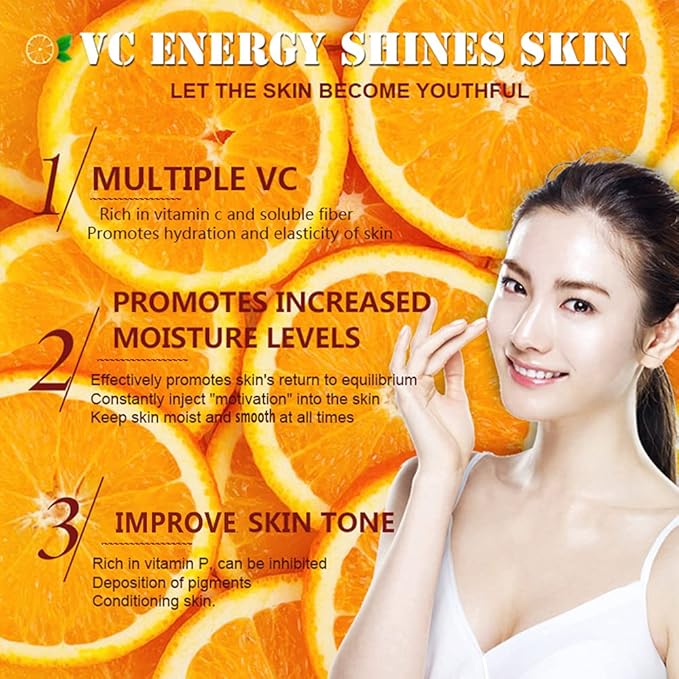 Vitamin C Face Serum - Dark Spot Remover Vitamin C Facial Serum with Hyaluronic Acid, Aloe Vera, & Vitamin E - Anti Aging Face Treatment for Dark Spots, Sun Damage, Fine Lines and Wrinkles