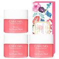 CARENEL Lip Sleeping Mask 5g (Berry 3Set) - Moisturizer for Dry Lips - Overnight Treatments Balm, Day and Night Repair Gloss, Scrubs Exfoliator
