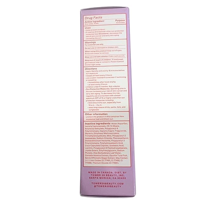 Tower 28 SunnyDays SPF 30 Tinted Moisturizer - 2-in-1 Buildable Coverage Foundation + Mineral Sunscreen for Face - Zinc Oxide, Aloe & Prickly Pear for Sensitive Skin - 70 Rich/Neutral (1 oz)