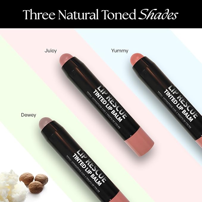 Sorme' Treatment Cosmetics Lip Rescue Tinted Lip Balm, Juicy, 0.112 Fl Oz