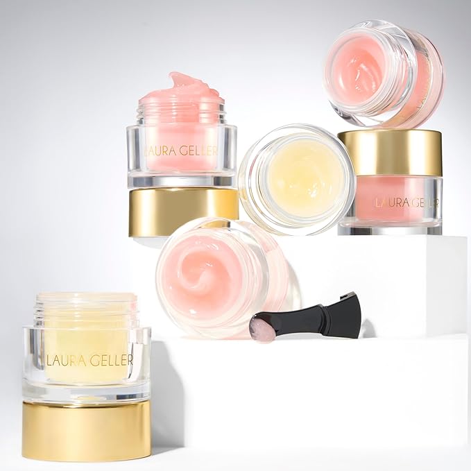 LAURA GELLER NEW YORK Hydrating Lip Mask – Deep Moisture Lip Treatment for Dry, Chapped Lips with Jojoba Oil & Shea Butter – Includes Applicator – Lavender
