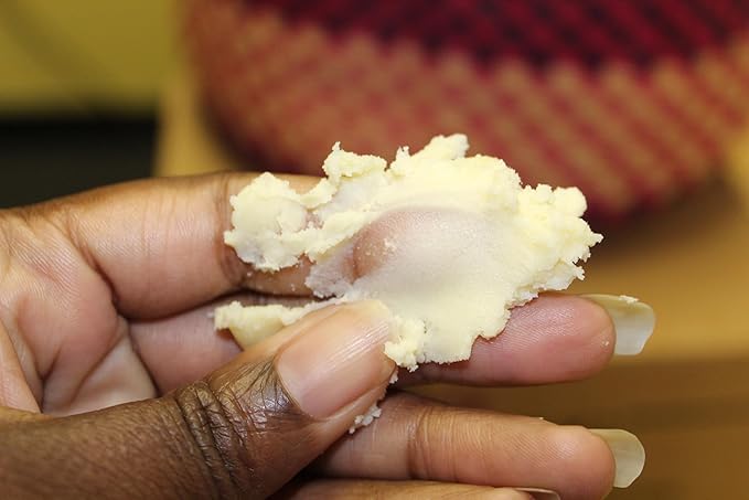 3CAYG Raw Organic Ivory Shea Butter 5LB Pail Clean Ready to Use Bulk Shea Butter Raw African Shea Butter Great for Body Butters Soap Making Haircare Skincare DIY Beauty Products (5LB)