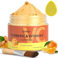 RIHAKO Valentine 's Day Gift for Women Turmeric Vitamin C Clay Mask Skincare| Deep Cleansing Facial Clay Mask for Dark Spots, Dull Skin, Refining Pores and Controlling Oil,Dark Spot Remover for Face