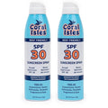 Coral Isles SPF 30 Sunscreen Spray - Hawaii Reef Safe Compliant - Oxybenzone & Octinoxate Free - Broad Spectrum UVA/UVB - Water & Sweat Resistant - 6 Fl Oz (Pack of 2)