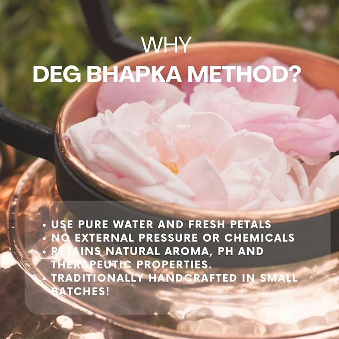 Adhyay Pure Rose Water | Steam Distilled Facial Toner & Hydrating Mist | Maintains Skin pH, Reduces Puffiness & Soothes Skin | Perfect Pre & Post Makeup Spray | Alcohol-Free | 50 ml