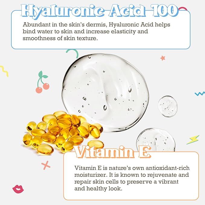 Purifect CEO of H20 Hyaluronic Acid Facial Serum - Ultra Hydrating & Moisturizing Serum for Face, Balances Skin Texture, Vitamin E for Antioxidant Support, Vegan Skincare, Cruelty Free - 1 fl oz