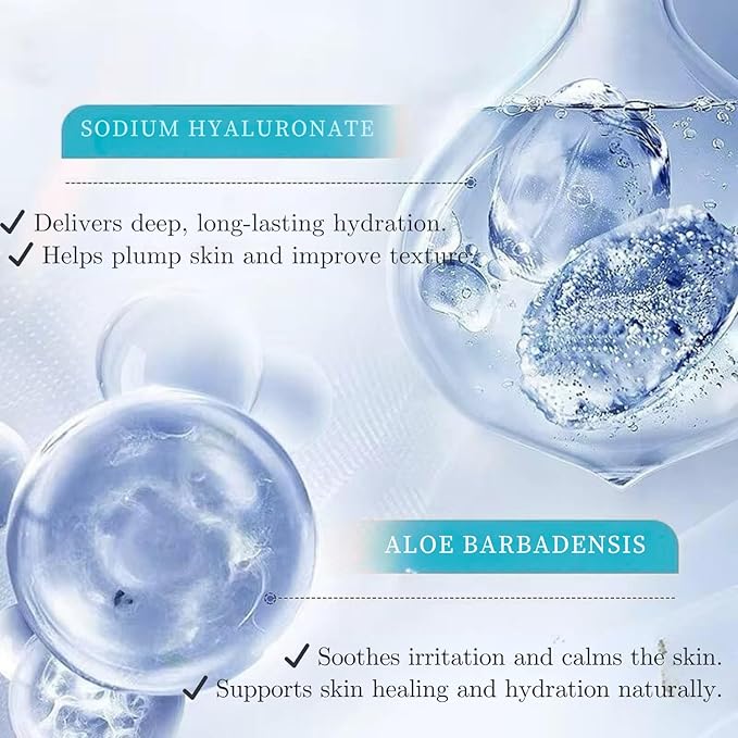 JA'ORA Skin Effective Hyaluronic Acid Serum, 60ML - Anti-Aging with Aloe Vera & Vitamin E, Hydrating, Firming, Brightening for Even Skin Tone & Wrinkle Care