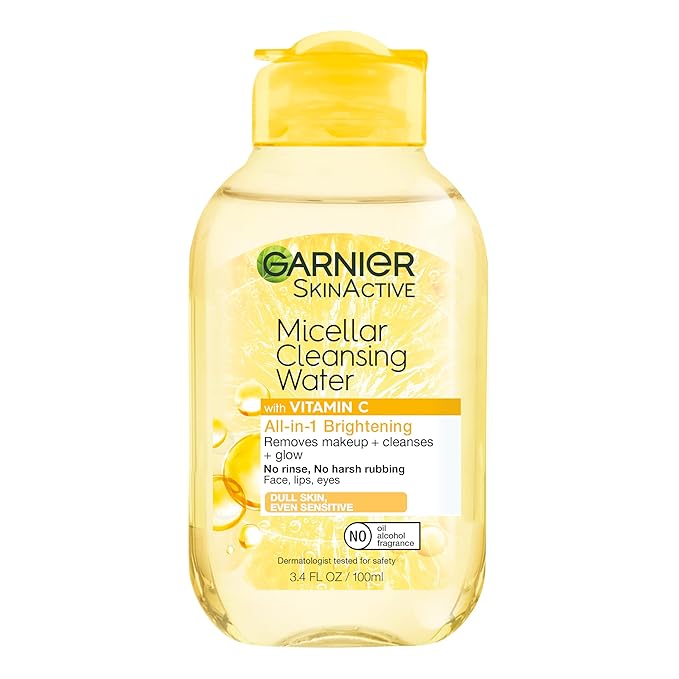 Garnier SkinActive Micellar Water, Facial Cleanser and Makeup Remover Mini's 3 Pack, 1 Skin Care Gift Set