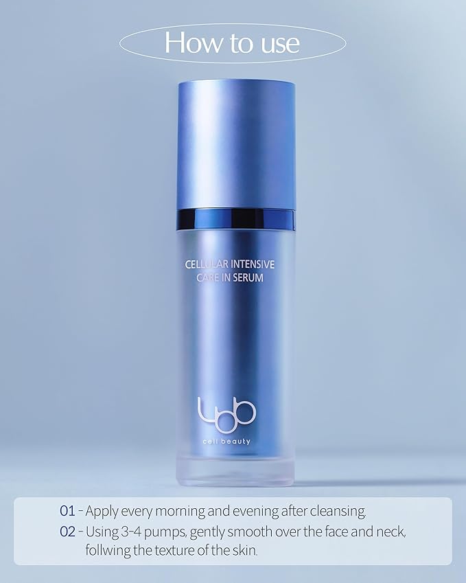 LBB Cellular Intensive Care In Serum - Vegan Antioxidant Lifting Face Serum - Improves Skin Elasticity, 24h Lasting Moisturizing - Tangerine Cellular Water, Ectoine, Peptides, 1.01 fl.oz.