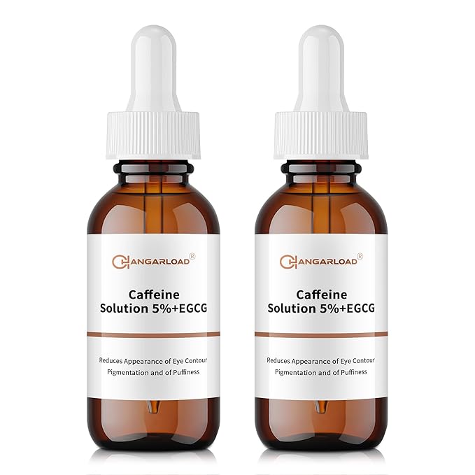 Caffeine Solution 5% + EGCG Eye Serum for Skin Care Caffeine Eye Serum Reducing Puffiness and Dark Circles 30ml