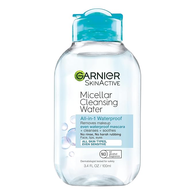 Garnier SkinActive Micellar Water, Facial Cleanser and Makeup Remover Mini's 3 Pack, 1 Skin Care Gift Set