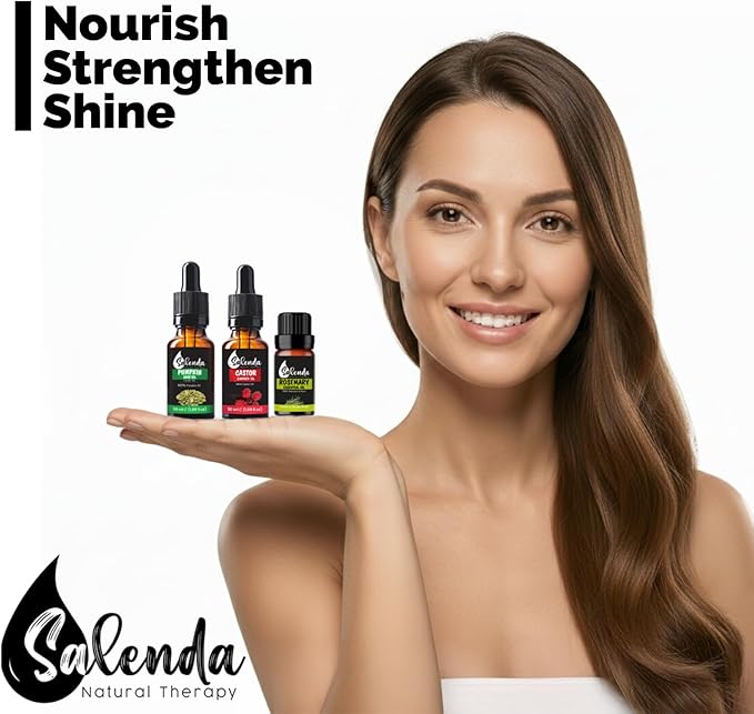 Pumpkin Seed Oil, Natural Pumpkin Seed Oil for Hair Growth, Cold Pressed Carrier Face Oils for Skin Care, Aceite de Semilla de Calabaza, 1.69 Fl Oz (50ml)