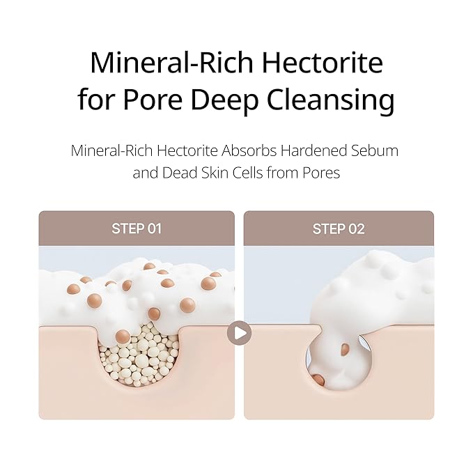 Terra Vita Mild Deep Cleansing Foam, Cleanses Without Stripping Sensitive Skin, PDRN & Hectorite 10,000ppm, Deep Pore Purifying, Developed with Korean Professional Estheticians | 5.07 fl. oz.