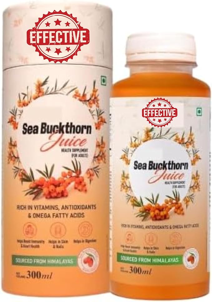 Sea Buckthorn Pulp 10.1Fl Oz | 300ml- Himalayan Sen Buckthorn Pulp Concentrate - Pack of 1