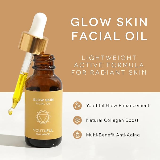 Anti Aging Face Oil - Organic Rosehip Seed Oil, Helichrysum & Frankincense - Lightweight Dropper Facial Oil for Dry & Mature Skin - Firmer, Radiant Looking Skin - Fast Absorbing - 30ml