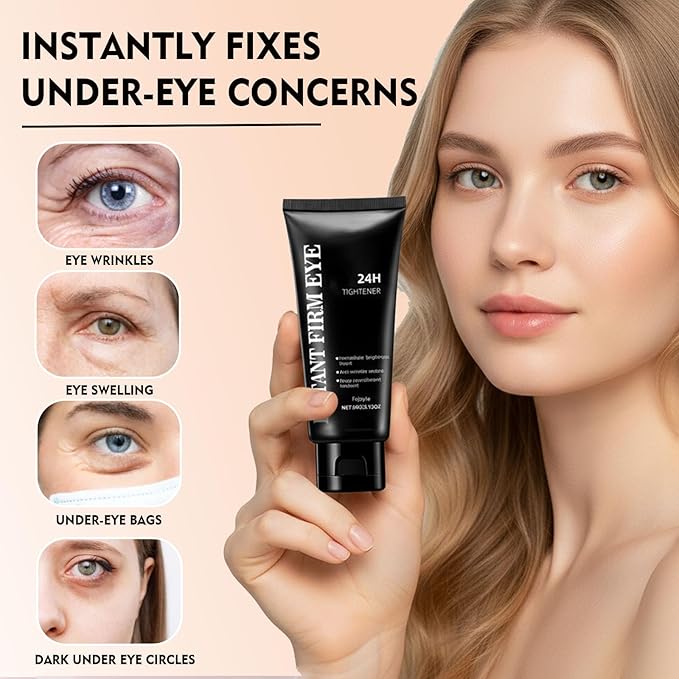 Temporary Instant Eye Tghtener Cream, Under Eye Cream For Dark Circles，Retinol Eye Cream Anti Aging，Under Eye Serum For Dark Circles And Puffiness For All Skin Types (Unscented)