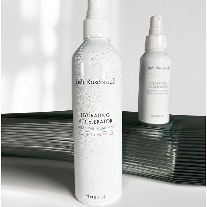 Josh Rosebrook Hydrating Accelerator - Refreshing & Lightweight Antioxidant Face Mist Hydrating Spray - Natural Facial Spray for All Skin Types (250 mL (8.5 fl oz))
