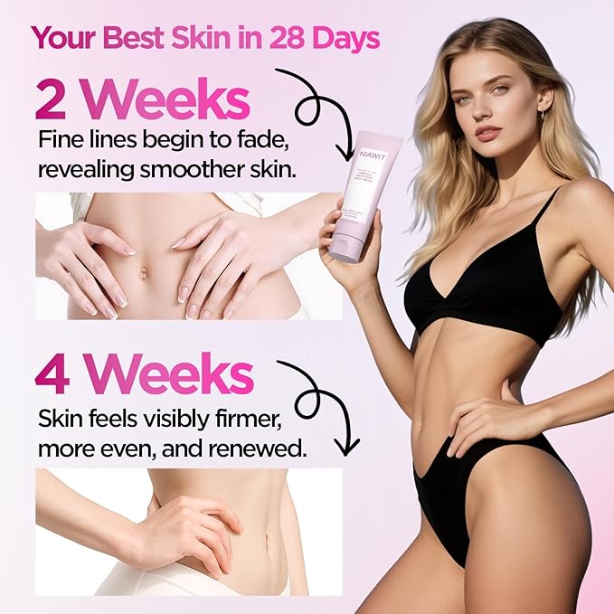 Firming Smoothing Body Cream – Visible Lifting & Tightening for Belly, Thighs, Butt | Helps Reduce Cellulite & Sagging Skin, Body Sculpting Moisturizer for Daily Body Care Routine | 4.23 fl.oz