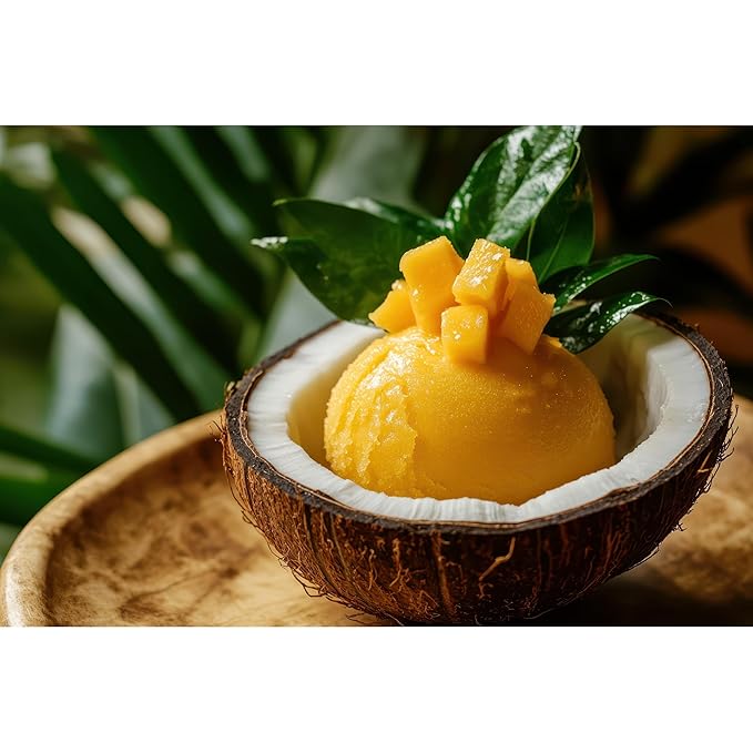 Coconut Mango Sugar Scrub, Moisturizing and Exfoliating, Natural Ingredients of Coconut Oil, Sugar Intoxicating Scent (8oz, Coconut Mango Sugar Scrub)