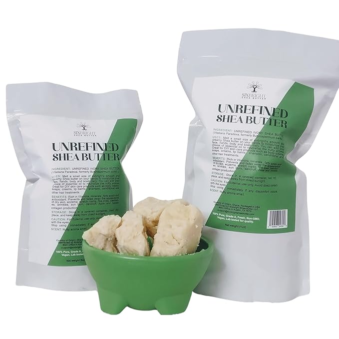 Unrefined Raw African Natural Shea Butter-8 oz, Ivory