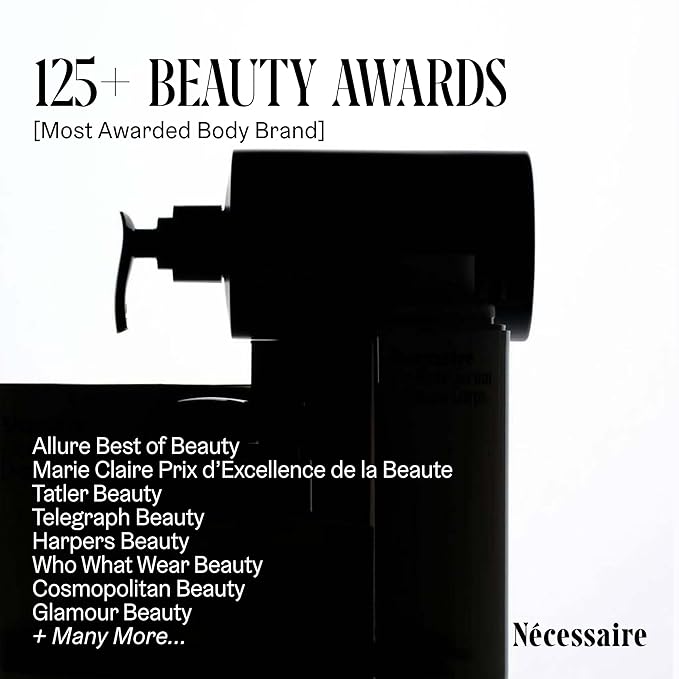 Nécessaire The Body Lotion – Santal - Multi-Peptide - Firming Body Lotion for Women + Men. 2.5% Niacinamide. Non-Comedogenic Moisturizer for Sensitive Skin. Dermatologist-Tested – 200ml/6.8 fl oz