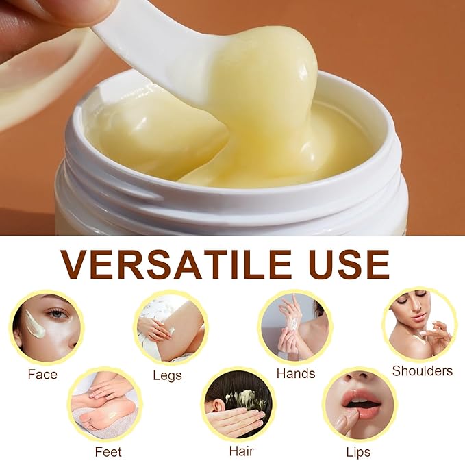 Shea Butter Raw Organic,Pure Shea Butter Unrefined for Skin and Hair Moisturizing - 100% Natural Vitamin A, E & F